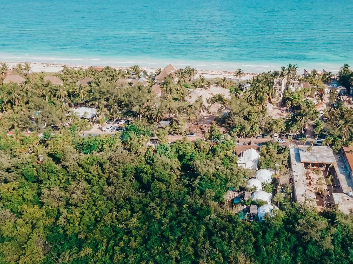 Cozy Room Near The Beach, Party Zone Tulum Campo de lujo
